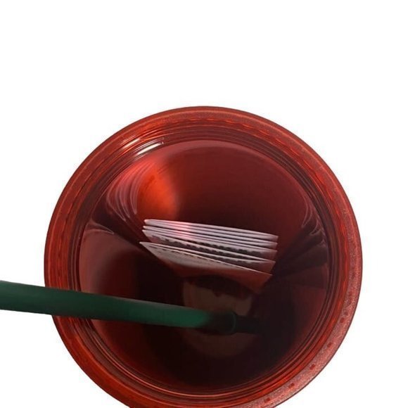 Disney World Starbucks 2022 Christmas Green Red Ombre Studded Tumbler NEW‎ - Picture 6 of 6